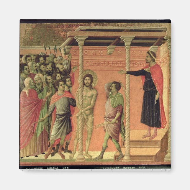 Aimant La Flagellation, du retable Maesta (Devant)