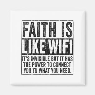 Aimant La Foi Est Comme Wifi Dieu Jésus Religieux Chrétie