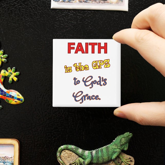 Aimant La foi est l'aimant GPS (Créateur téléchargé)