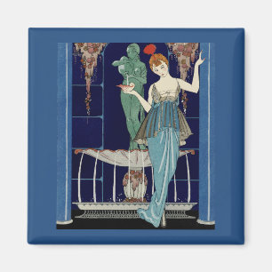 Aimant La fontaine Shell de George Barbier