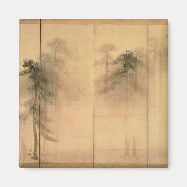 Aimant La forêt de pins (Devant)