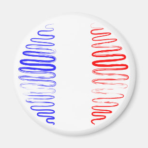 Aimant La France sur l'aimant blanc