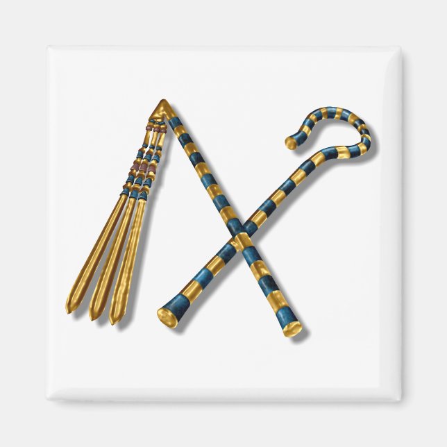 Aimant La fuite et le Crook de Tutankhamun (Devant)