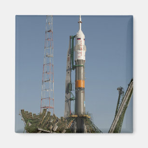 Aimant La fusée de Soyuz peu de temps après l'arrivée