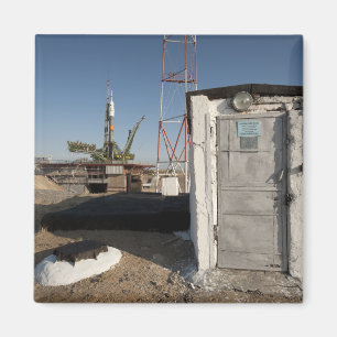 Aimant La fusée de Soyuz peu de temps après l'arrivée