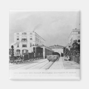 Aimant La gare du train Berlin-Potsdam