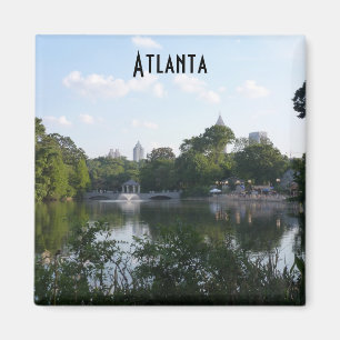 Aimant la Géorgie de photo de lac park d'Atlanta