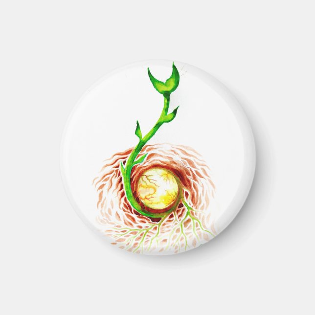 Aimant La graine de la vie poster toile imprimé carte pos (Devant)