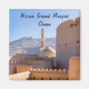 Aimant La Grande mosquée et le minaret de Nizwa - Oman