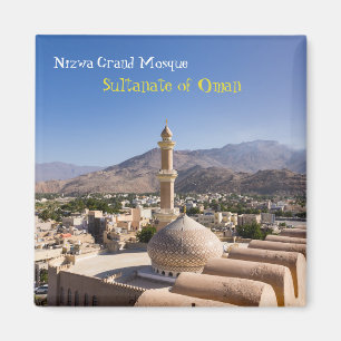 Aimant La Grande mosquée et le minaret de Nizwa - Oman