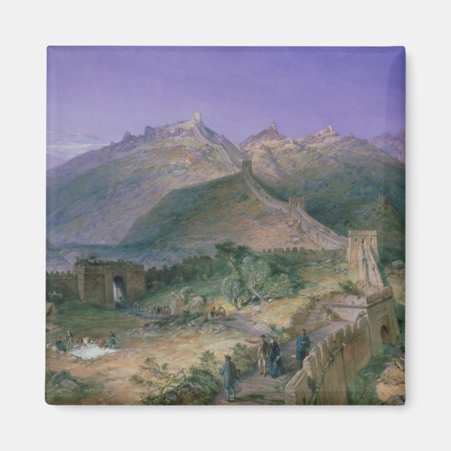 Aimant La Grande Muraille de Chine, 1886 (w/c) (Devant)
