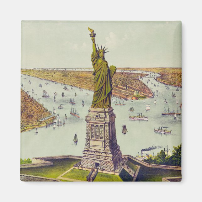 Aimant La Grande Statue de Bartholdi, Statue de la Libert (Devant)