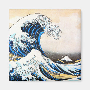 Aimant La Grande Vague au large de Kanagawa, Hokusai