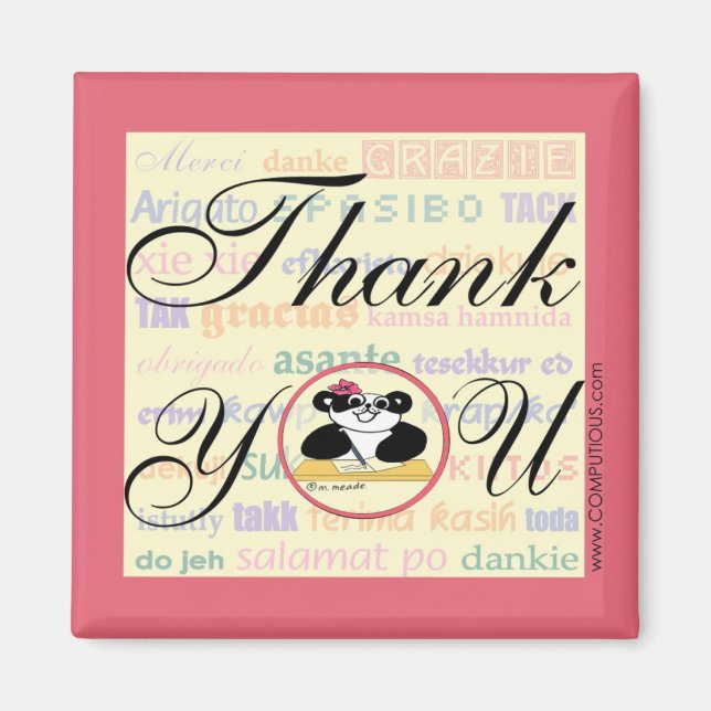 Aimant La gratitude signifie la même chose dans n'importe (Devant)