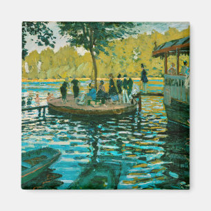 Aimant La Grenouillère - Claude Monet - 1869