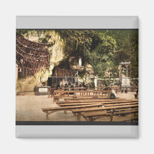 Aimant La grotte de Notre Dame, Lourdes, Pyrénées, France