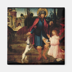 Aimant La guérison de Saint Roch