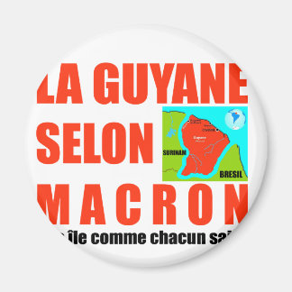Aimant La Guyane selon Macron est une île