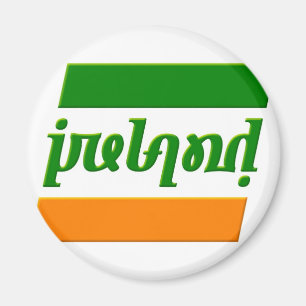 Aimant La "Irlande" Ambigram