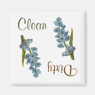 Aimant La jacinthe fleurit l'aimant de lave-vaisselle