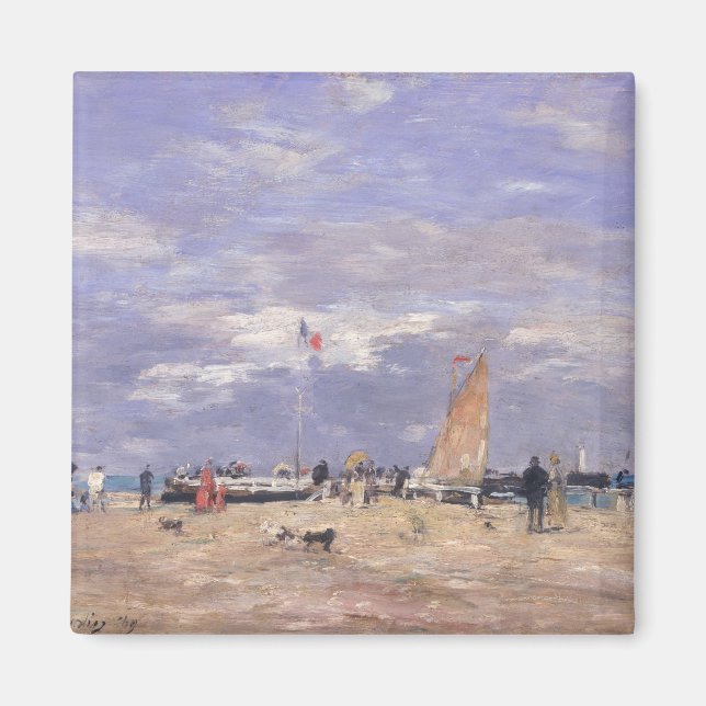 Aimant La Jetty à Deauville, 1869 (Devant)