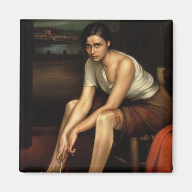 Aimant La jeune fille séduisante (Devant)