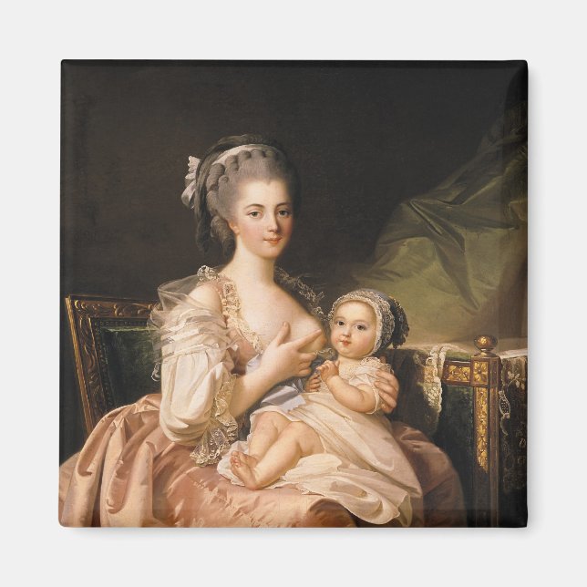 Aimant La jeune mère, vers 1770-80 (Devant)