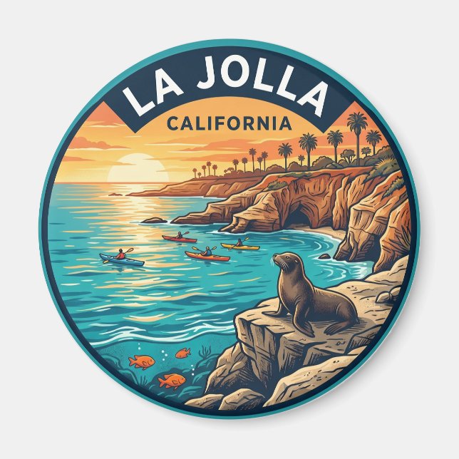 Aimant La Jolla États-Unis (Devant)