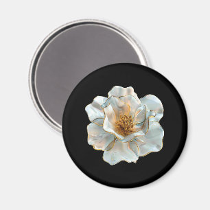 Aimant La jonquille de verre
