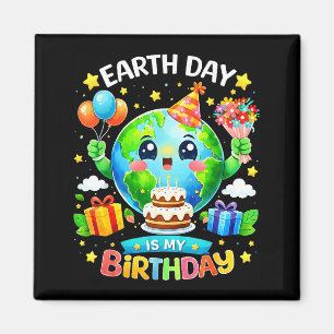 Aimant La journée de la Terre est l'anniversaire de la fê