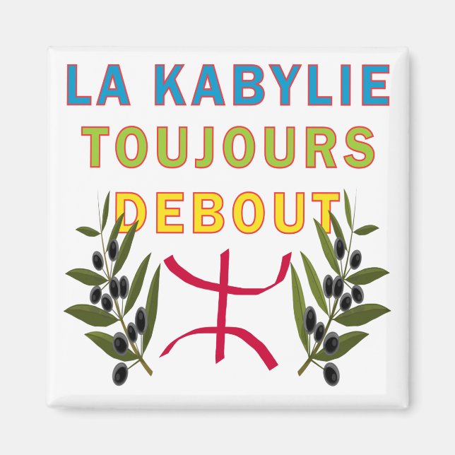 Aimant La kabylie toujours debout (Devant)