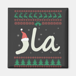 Aimant La Kamala Harris Ugly Christmas Sweat Election