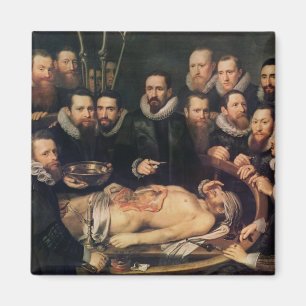 Aimant La leçon d'anatomie du der de fourgon de docteur