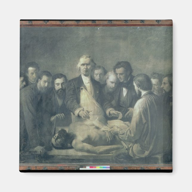 Aimant La leçon d'anatomie du docteur Velpeau (Devant)