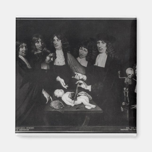 Aimant La leçon d'anatomie du professeur Frederik (Devant)