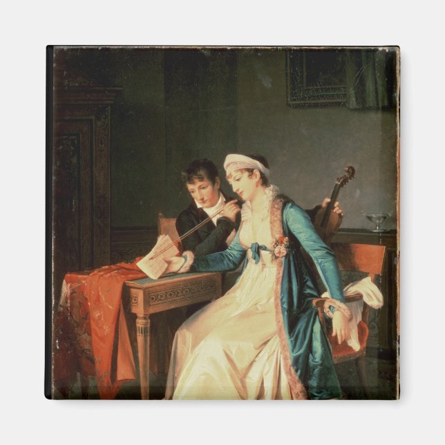 Aimant La leçon de musique, 1790 (Devant)