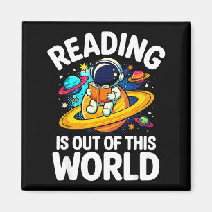 Aimant La lecture de l'espace est un livre drôle hors de