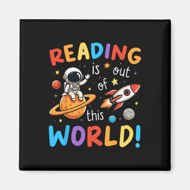 Aimant La Lecture Est Sortie De Ce Monde Espace Drôle Liv (Devant)