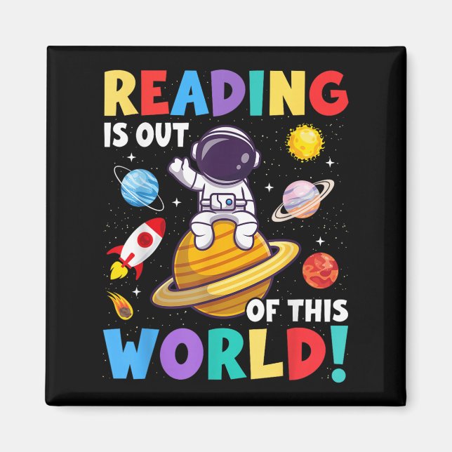 Aimant La Lecture Est Sortie De Ce Monde Espace Drôle Liv (Devant)