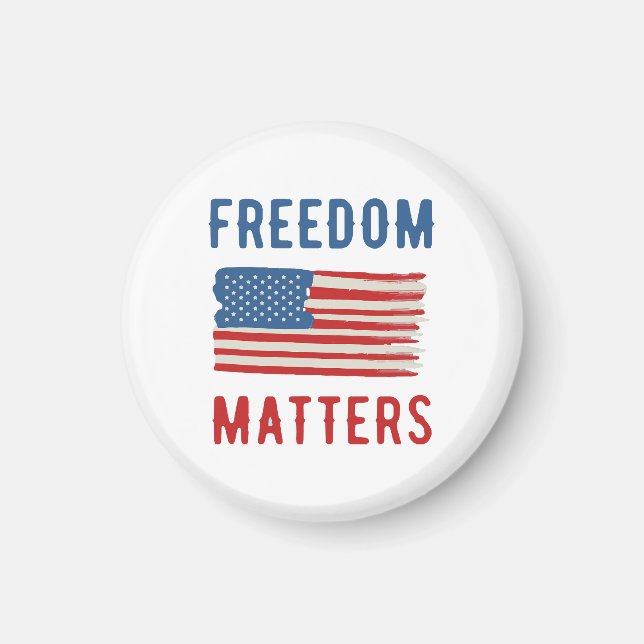 Aimant La liberté est importante (Devant)