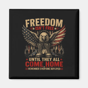 Aimant La liberté n'est pas avant de rentrer à la maison,