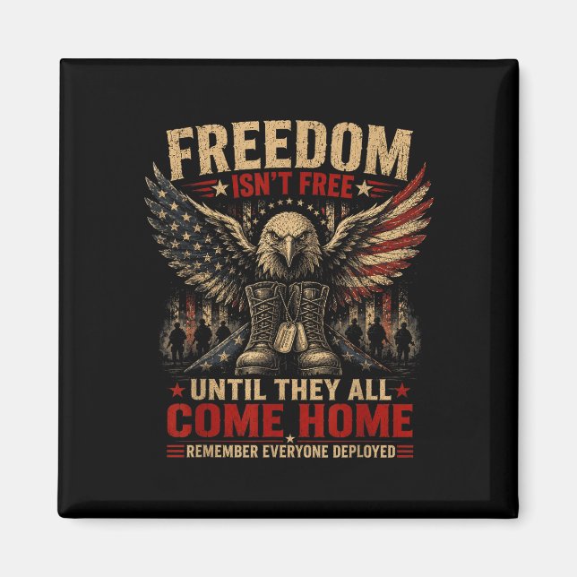 Aimant La liberté n'est pas avant de rentrer à la maison, (Devant)