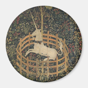 Aimant La licorne en captivité, Tapisserie médiévale