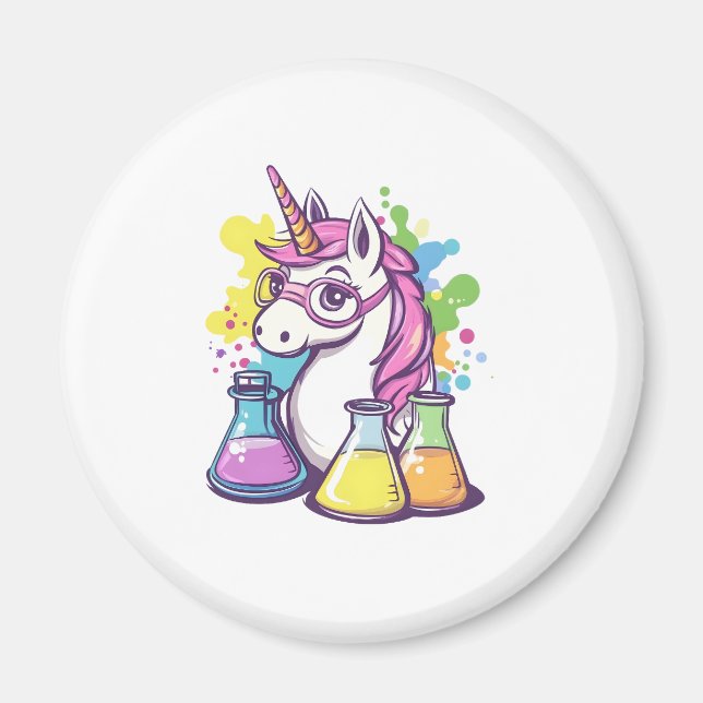 Aimant La Licorne Scientifique (1) (Devant)