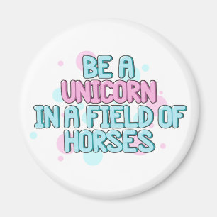 Aimant La licorne soit une licorne dans un domaine des