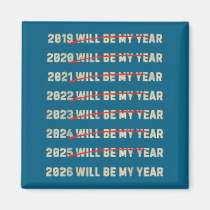 Aimant La liste de résolutions du Nouvel An 2026 sera mon