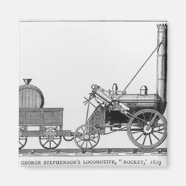 Aimant La locomotive de George Stephenson, Rocket, 1829 (Devant)