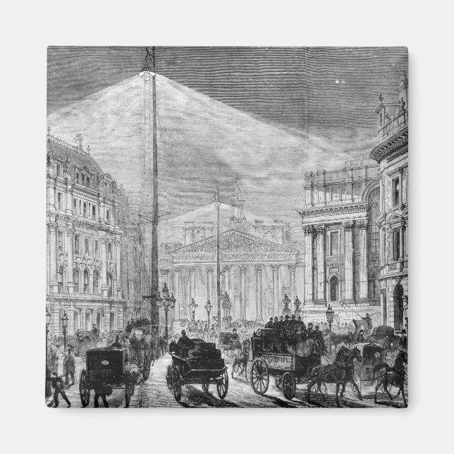 Aimant La Lumière électrique à la Maison de Maisons (Devant)