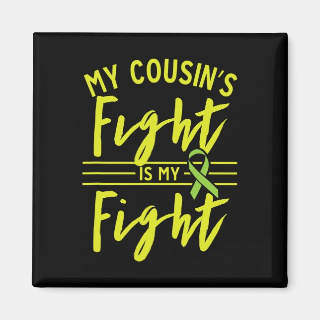 Aimant La lutte de Cousin est ma lutte pour les maladies  (Devant)