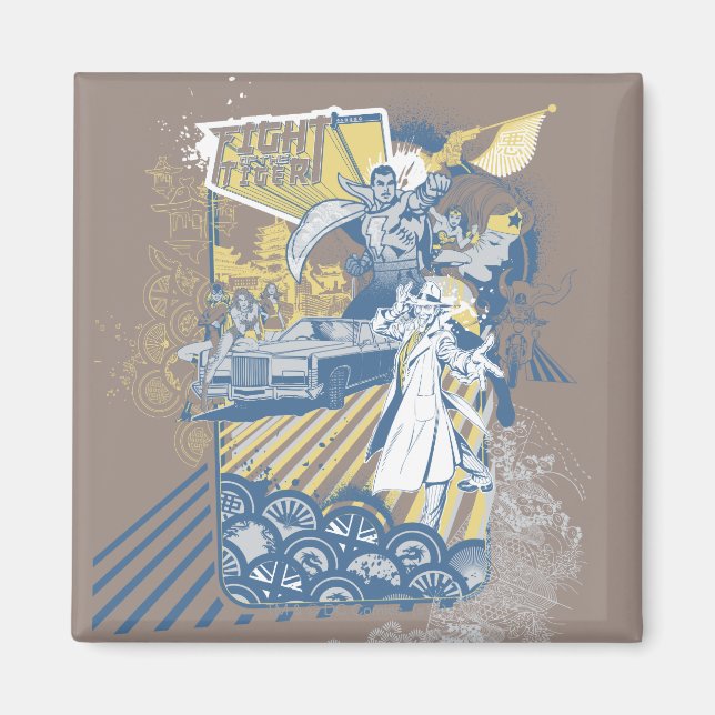 Aimant La lutte du tigre (Devant)